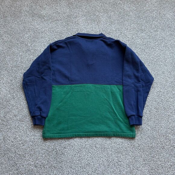 VINTAGE AMSTERDAM HOLLAND COLLARED SWEATSHIRT PULLOVER SPELLOUT STYLE EUROPE S - Picture 5 of 7